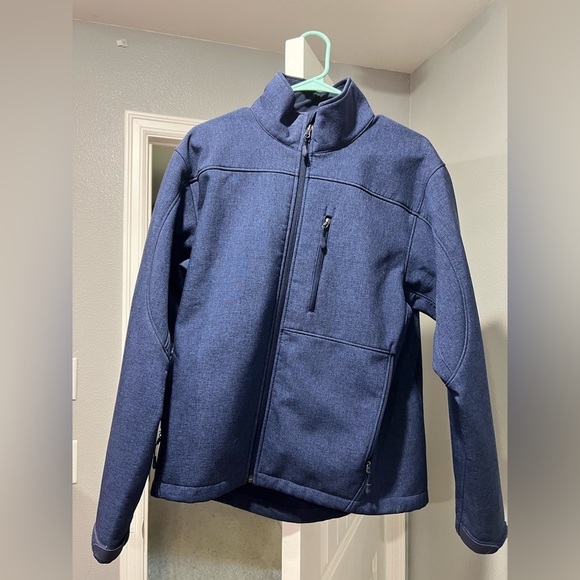 Kirkland Signature Other - Men’s boys Kirkland jacket blue heather M medium coat